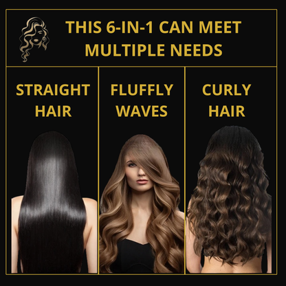 Zeynra 6-in-1 Hot Air Hair Dryer